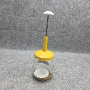 Federal Housewares Harvest Gold Nut Food Chopper Manual Glass Vintage 1970s USA